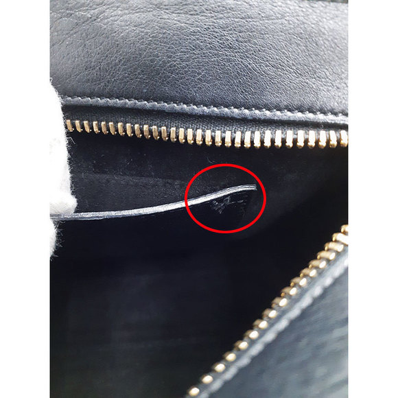 Saint Laurent Paris Baby Cabas 2way Handbag Black - Picture 9 of 9